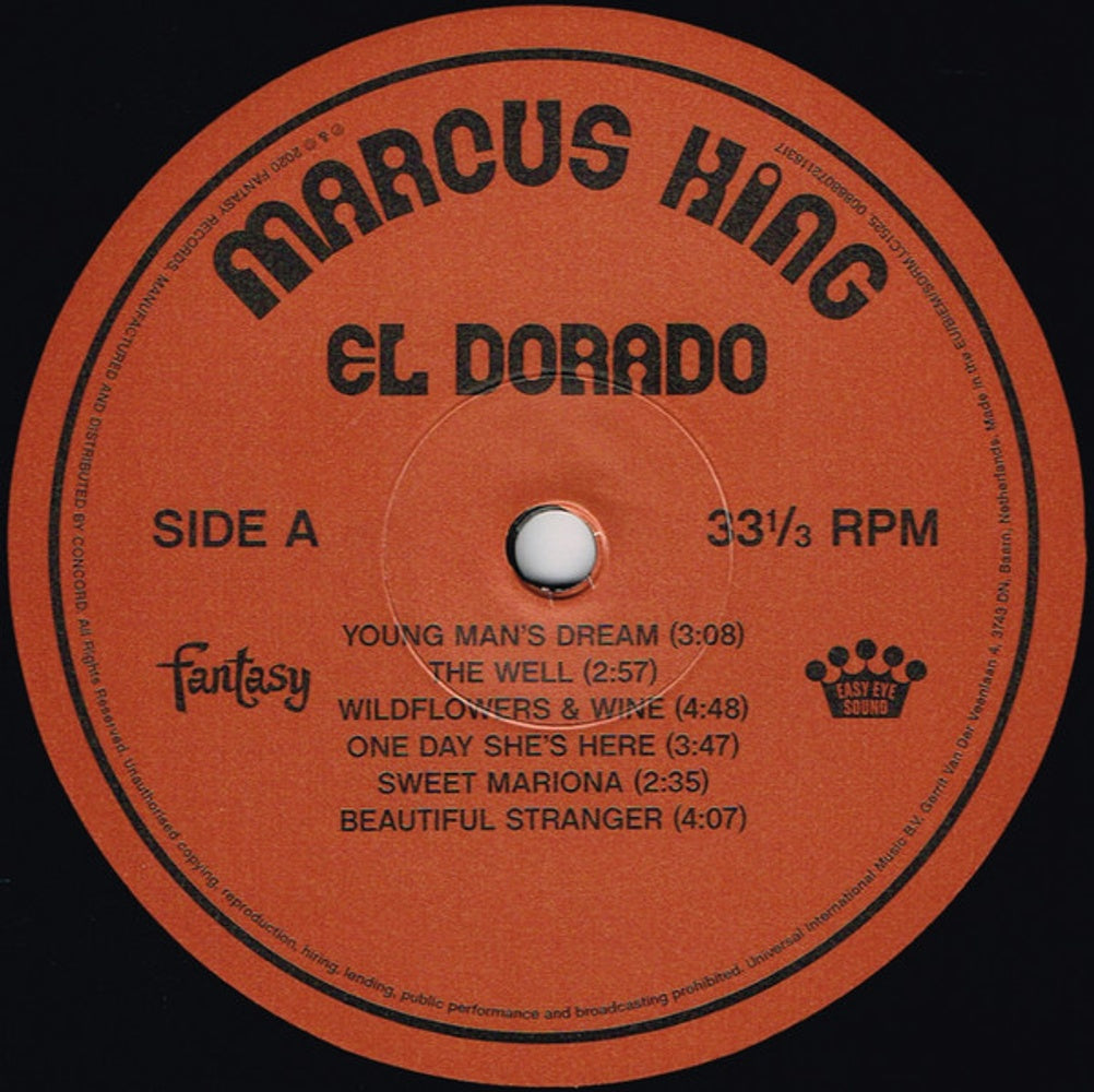 Label Disc: Marcus King – El Dorado Vinyl LP | Relix