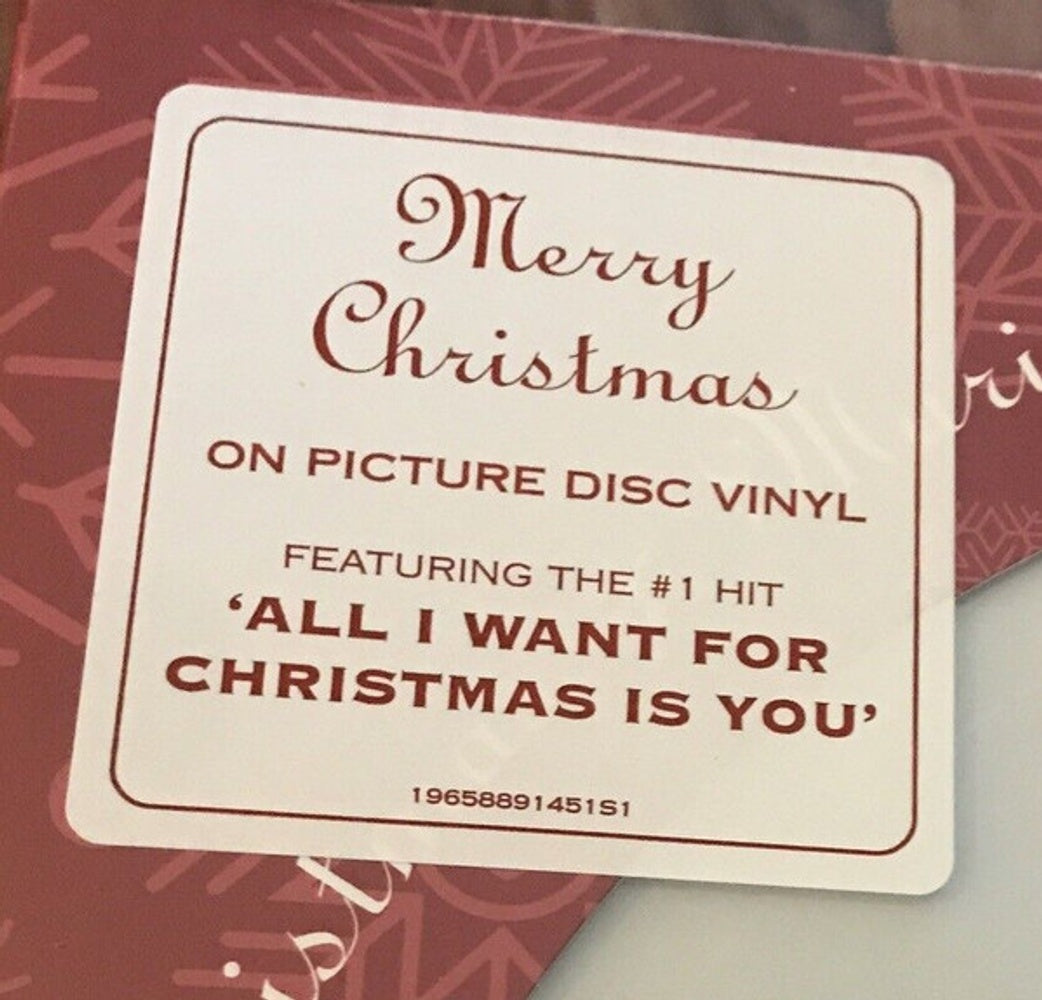 Label Disc: Mariah Carey – Merry Christmas (30th Anniversary LP Vinyl) Vinyl LP | Relix