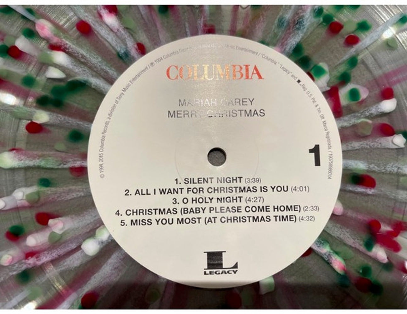 Label Disc: Mariah Carey – Merry Christmas (Deluxe Anniversary Edition LP Vinyl) Vinyl LP | Relix