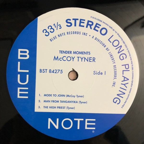 Label Disc: McCoy Tyner – Tender Moments (Blue Note Tone Poet Series LP Vinyl) Vinyl LP | Relix
