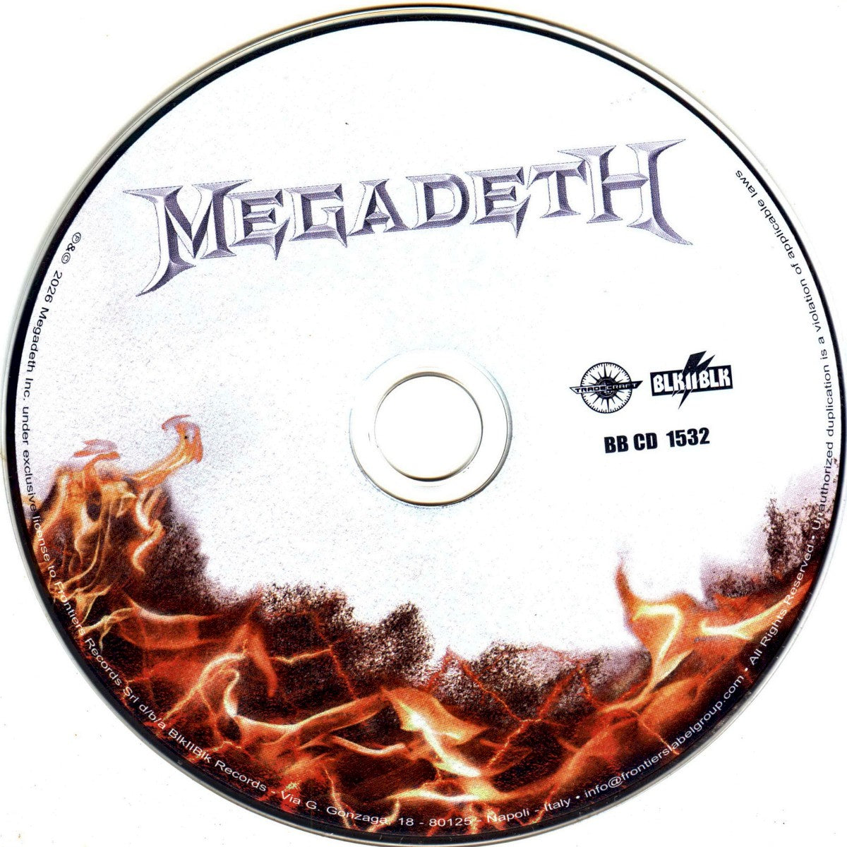 Label Disc: Megadeth – Megadeth (CD) CD | Relix