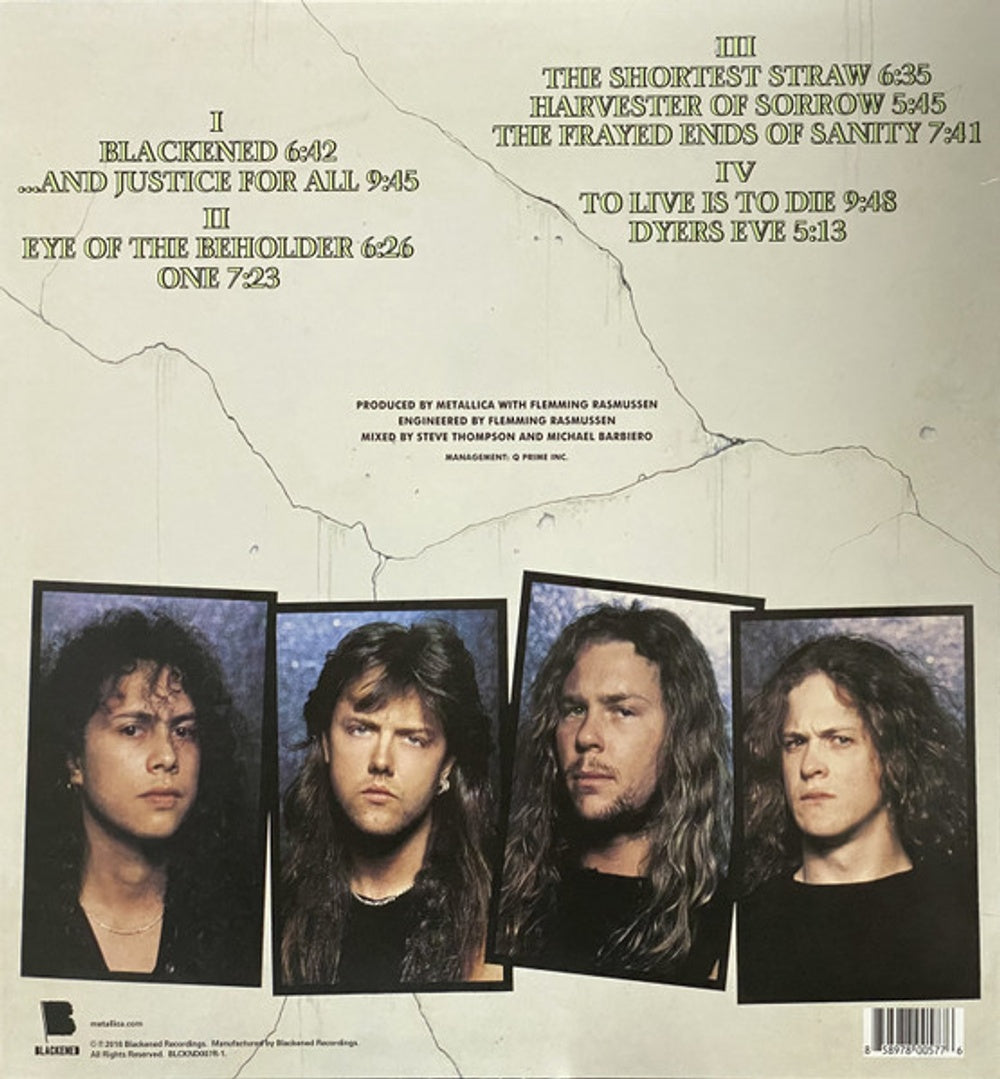 Label Disc: Metallica – ...And Justice For All: Remastered (2-LP Vinyl) Vinyl LP | Relix