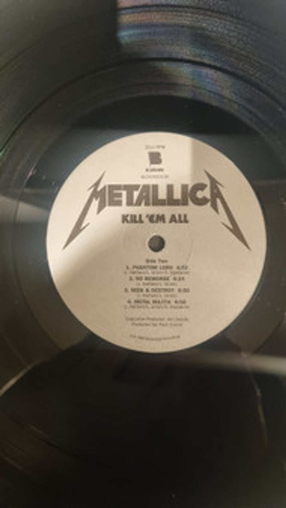 Label Disc: Metallica – Kill 'Em All: Remastered Vinyl LP | Relix