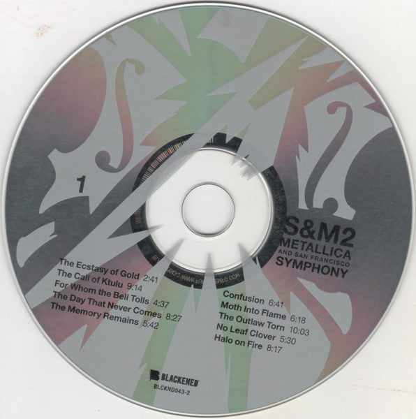 Label Disc: Metallica – S&M2 (2-CD) CD | Relix