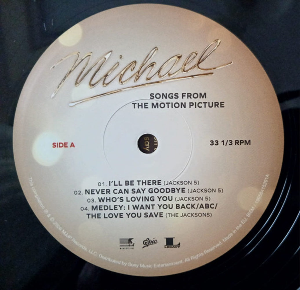 Label Disc: Michael Jackson – Michael - O.S.T. Vinyl LP | Relix