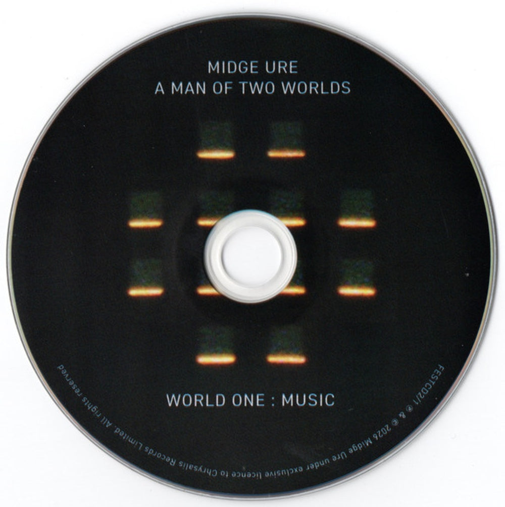 Label Disc: Midge Ure – A Man Of Two Worlds (2-CD) CD | Relix