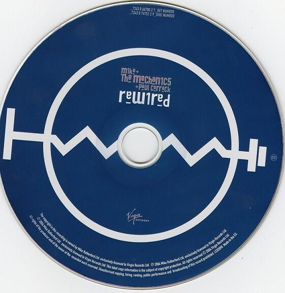 Label Disc: Mike + The Mechanics – Rewired CD | Relix