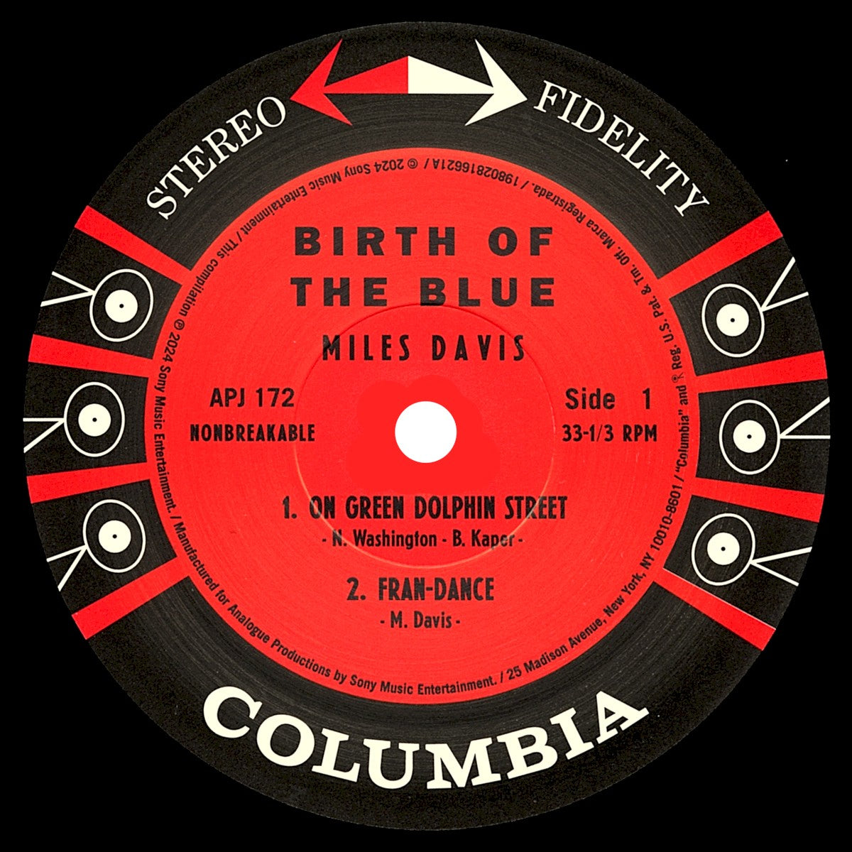 Label Disc: Miles Davis – Birth Of The Blue (Gate, 180 Gram LP Vinyl) Vinyl LP | Relix