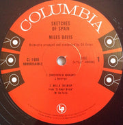 Label Disc: Miles Davis – Sketches Of Spain (Mono LP Vinyl) Vinyl LP | Relix