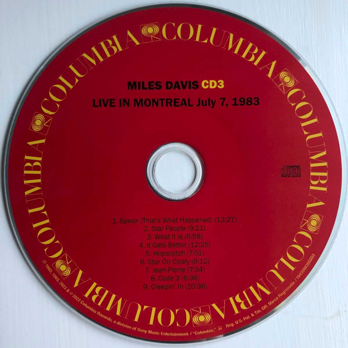 Label Disc: Miles Davis – The Bootleg Series Vol. 7: That’s What Happened 1982-1985 (3-CD) CD | Relix