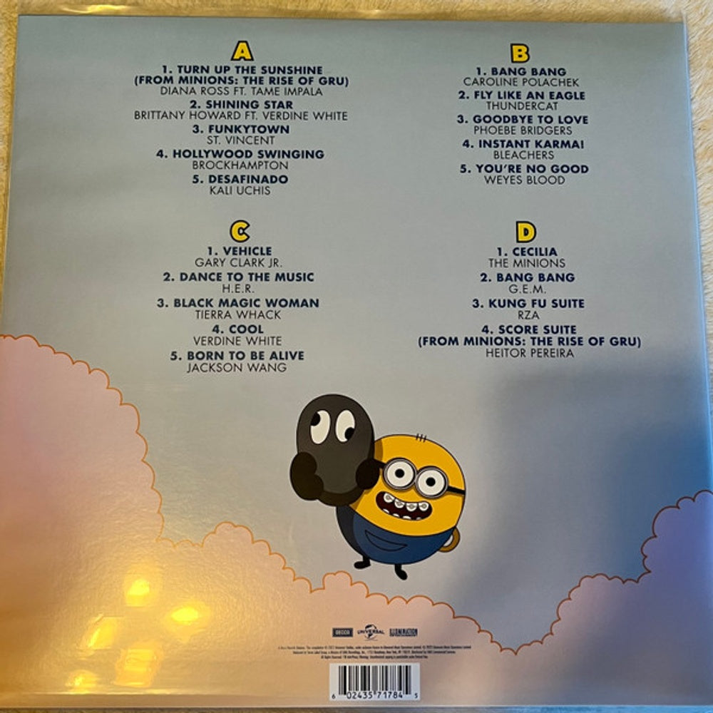 Label Disc: Minions [Movie] – Minions: The Rise Of Gru Vinyl LP | Relix