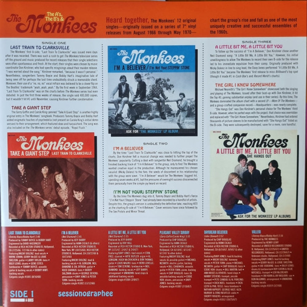 Label Disc: Monkees – A's The B's & The Monkees (Syeor26 LP Vinyl) Vinyl LP | Relix