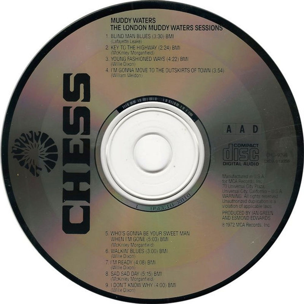 Label Disc: Muddy Waters – London Sessions CD | Relix