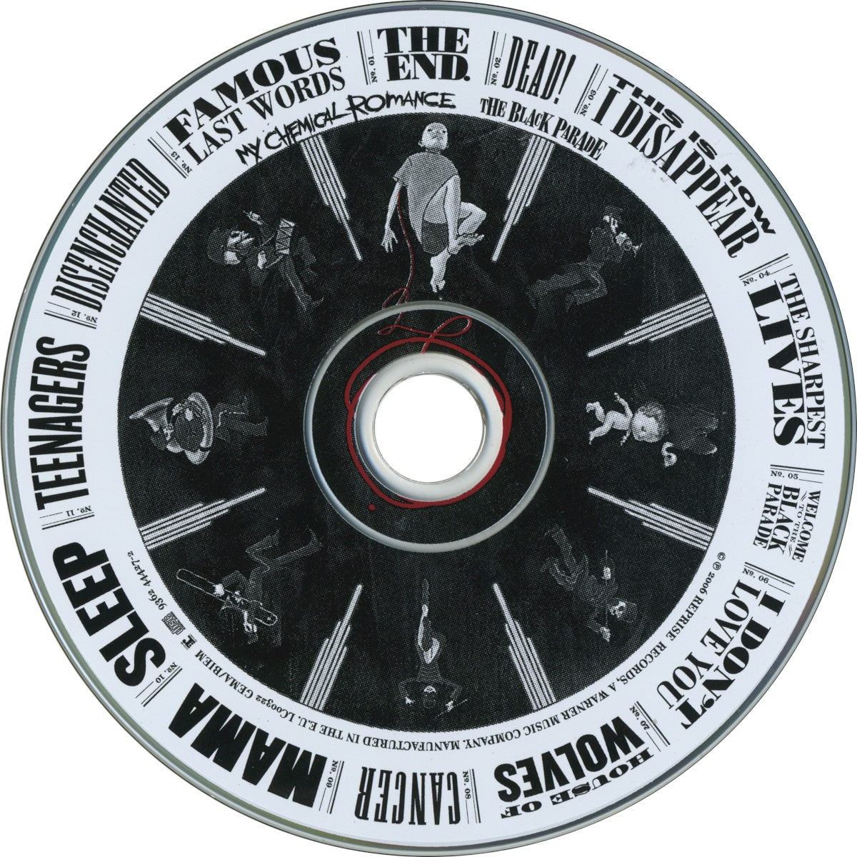 Label Disc: My Chemical Romance – The Black Parade (CD) CD | Relix