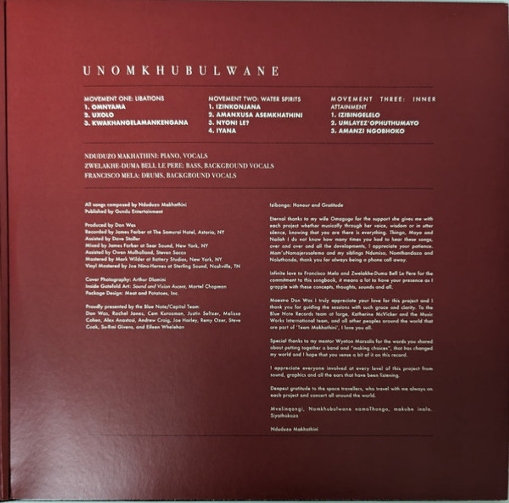 Label Disc: Nduduzo Makhathini – Unomkhubulwane Vinyl LP | Relix