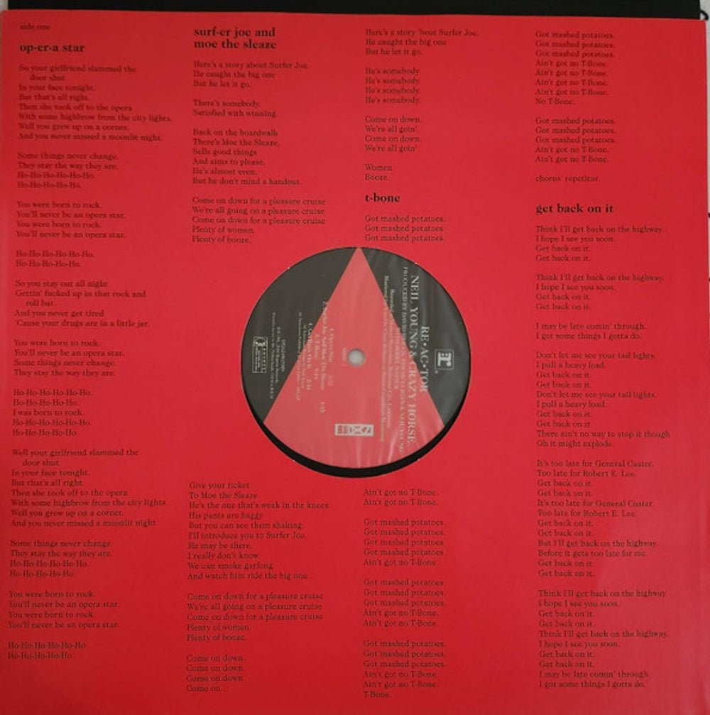 Label Disc: Neil Young – Re-Ac-Tor Vinyl LP | Relix