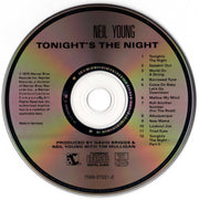 Label Disc: Neil Young – Tonight's The Night CD | Relix