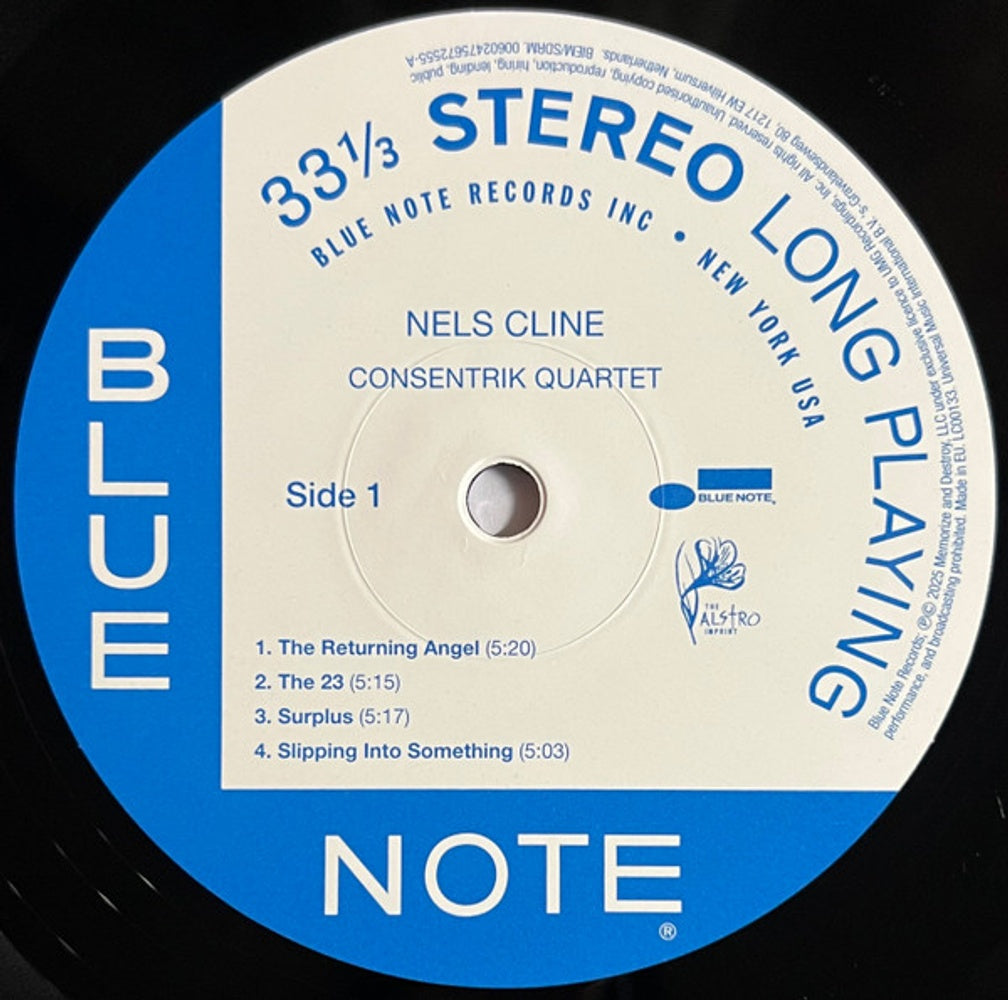 Label Disc: Nels Cline – Consentrik Quartet (180g 2 LP Signed Insert) Vinyl LP | Relix