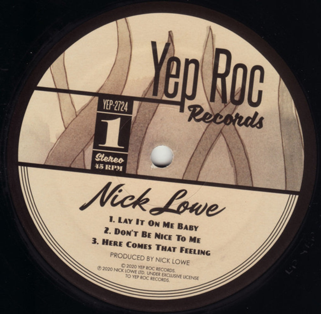 Label Disc: Nick Lowe – Lay It On Me (12" Vinyl) Vinyl LP | Relix