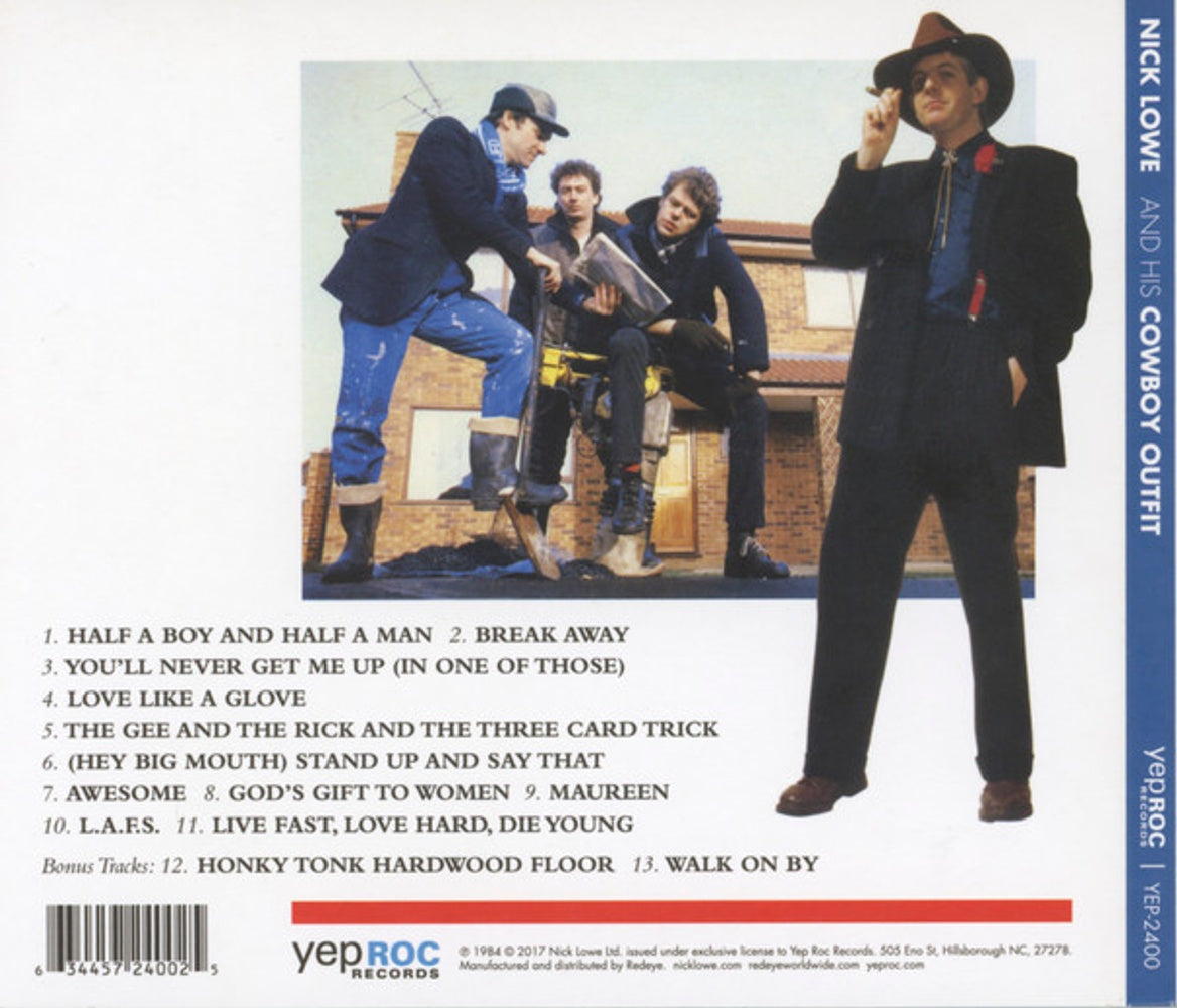 Label Disc: Nick Lowe – Nick Lowe And His Cowboy Outfit (Digipak CD) CD | Relix