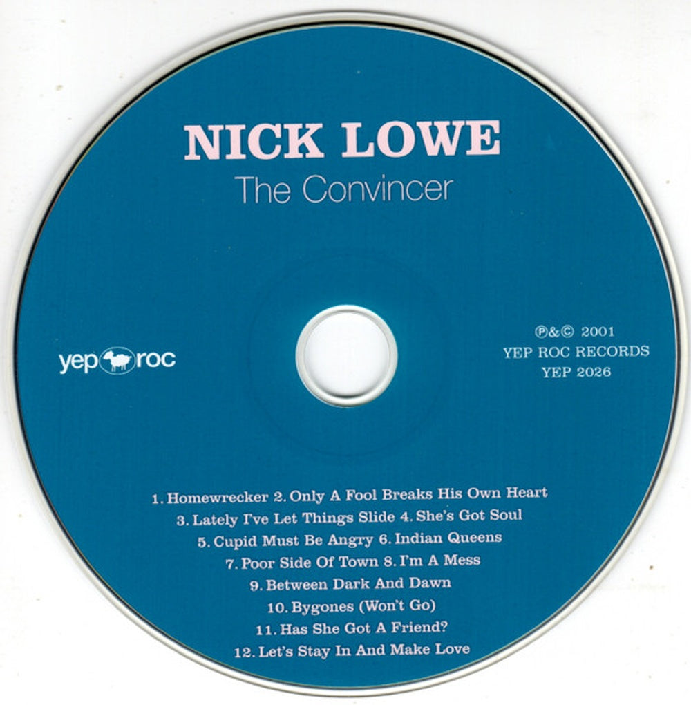 Label Disc: Nick Lowe – The Convincer CD | Relix