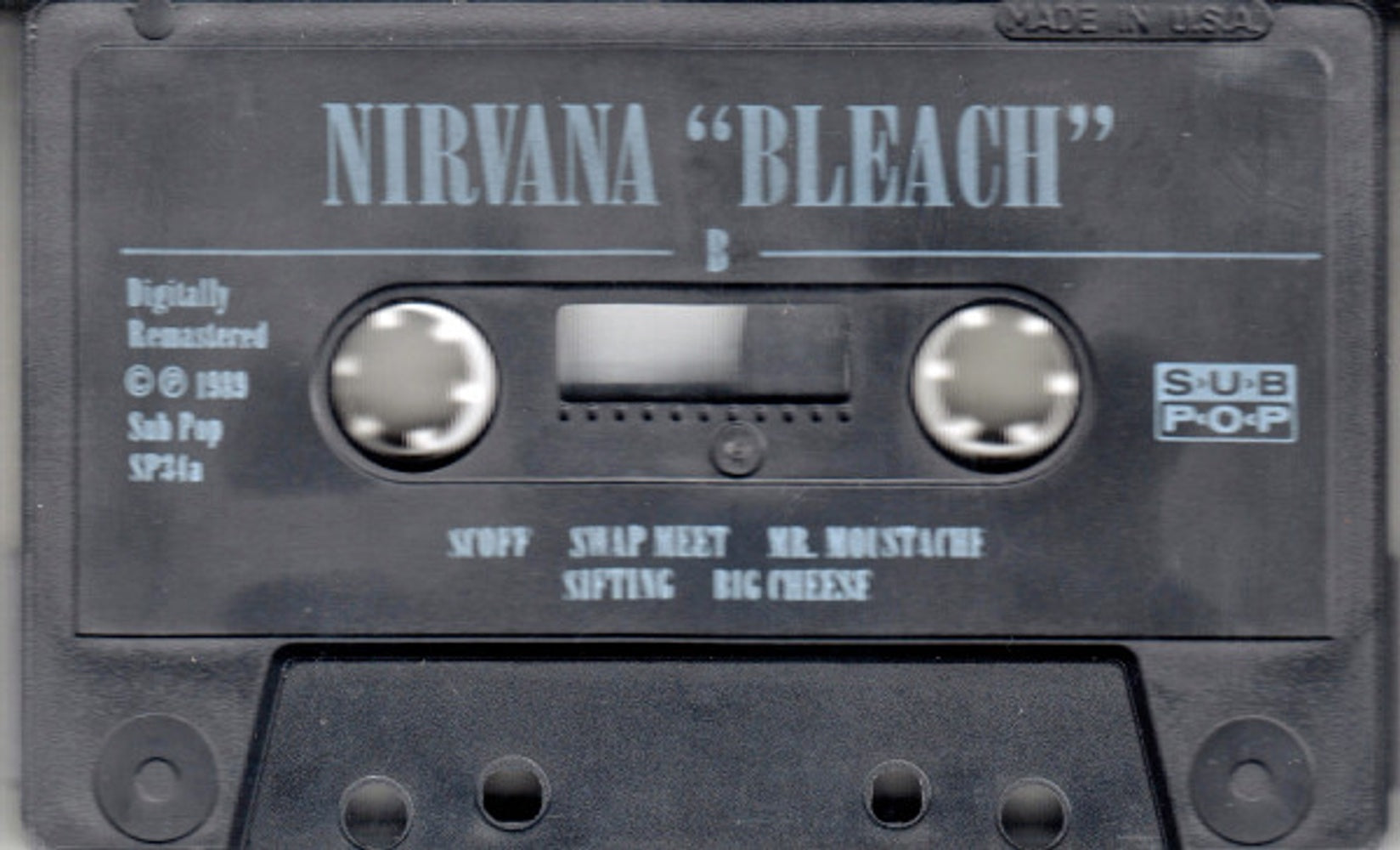 Label Disc: Nirvana – Bleach Cassette | Relix