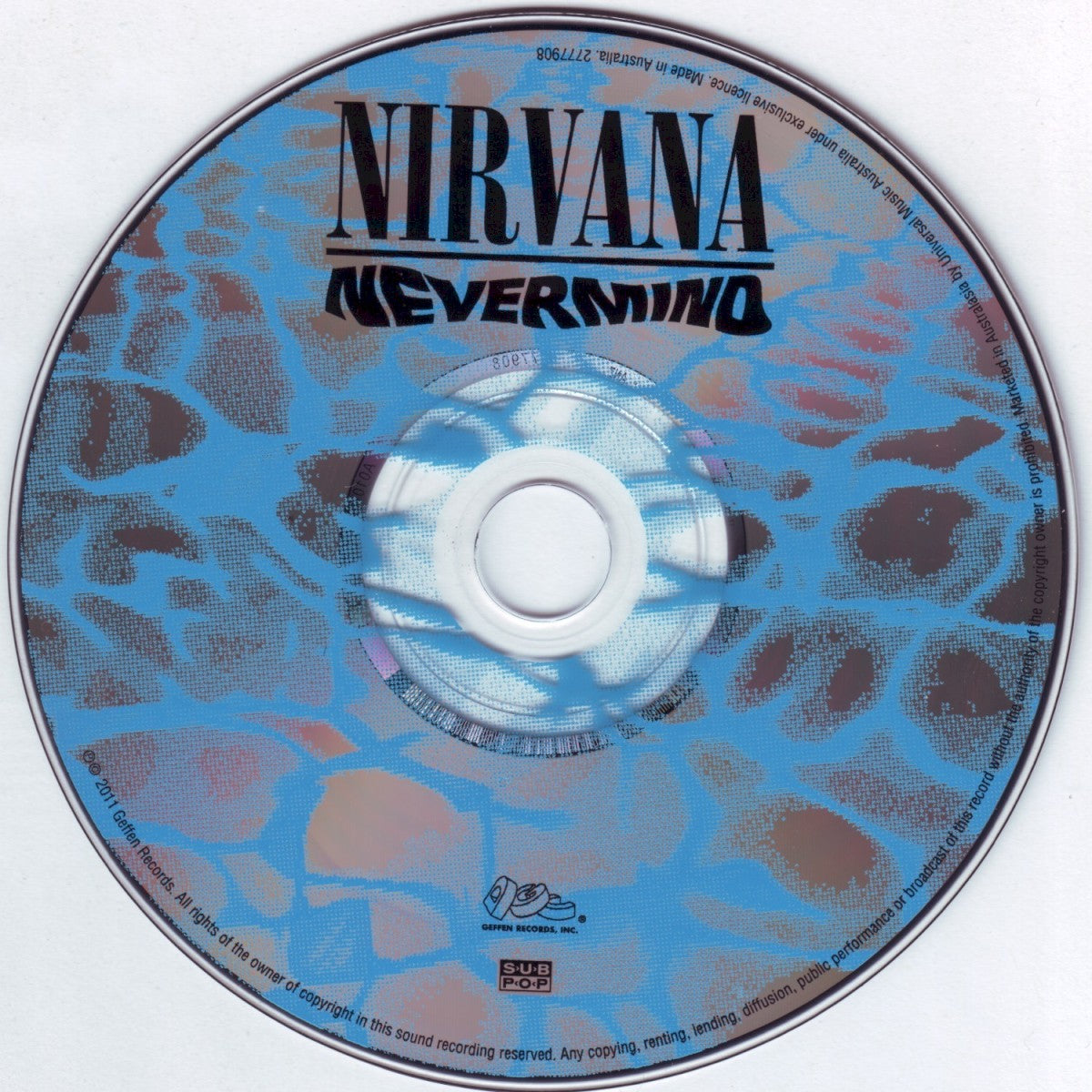 Label Disc: Nirvana – Nevermind CD | Relix