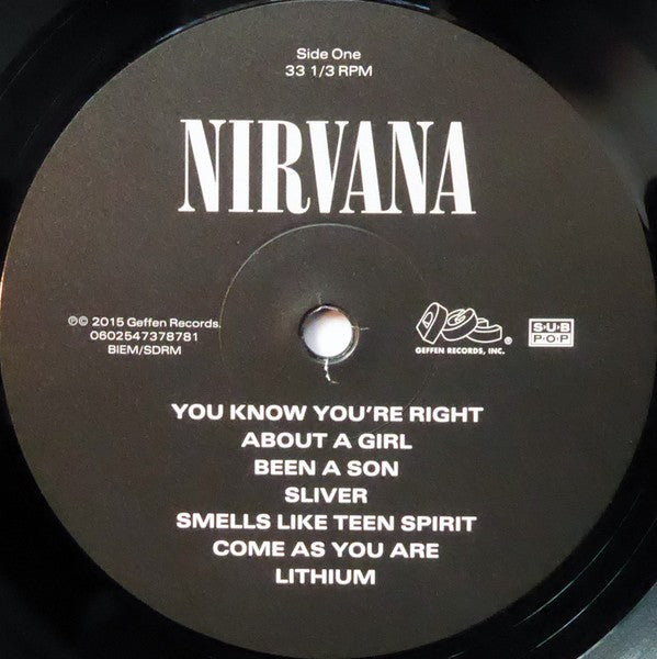 Label Disc: Nirvana – Nirvana Vinyl LP | Relix
