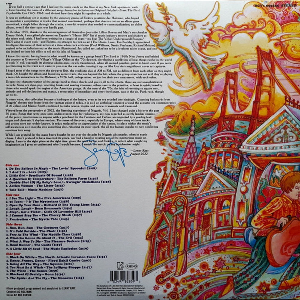 Label Disc: Nuggets – Nuggets: Original Artyfacts From The First Psychedelic Era (1965-1968), Vol. 2 (SYEOR 24 Exclusive Psychedelic LP Vinyl) Vinyl LP | Relix