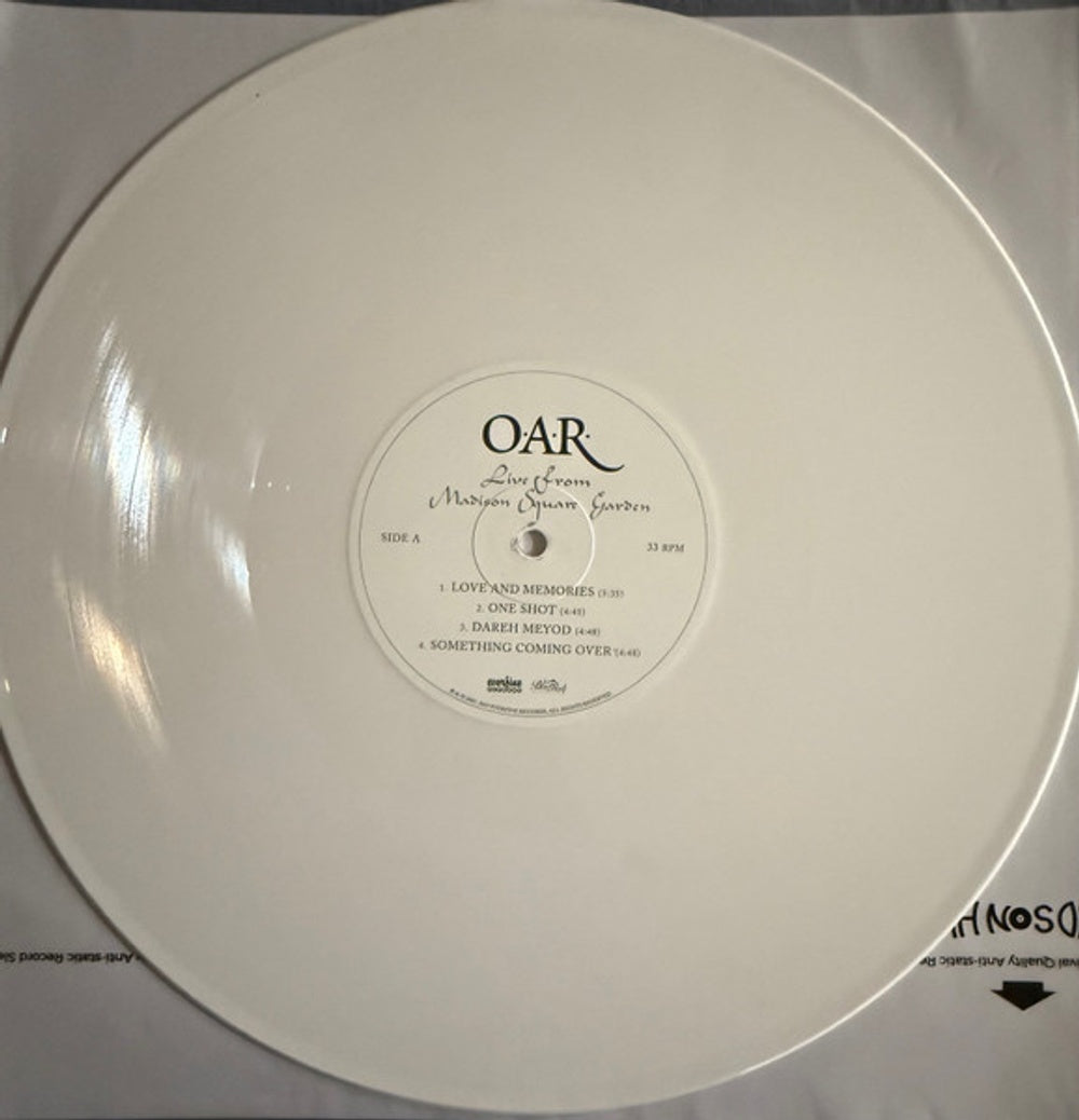 Label Disc: O.A.R. – Live From Madison Square Garden (RSD, RSD Black Friday 2025 LP Vinyl) Vinyl LP | Relix