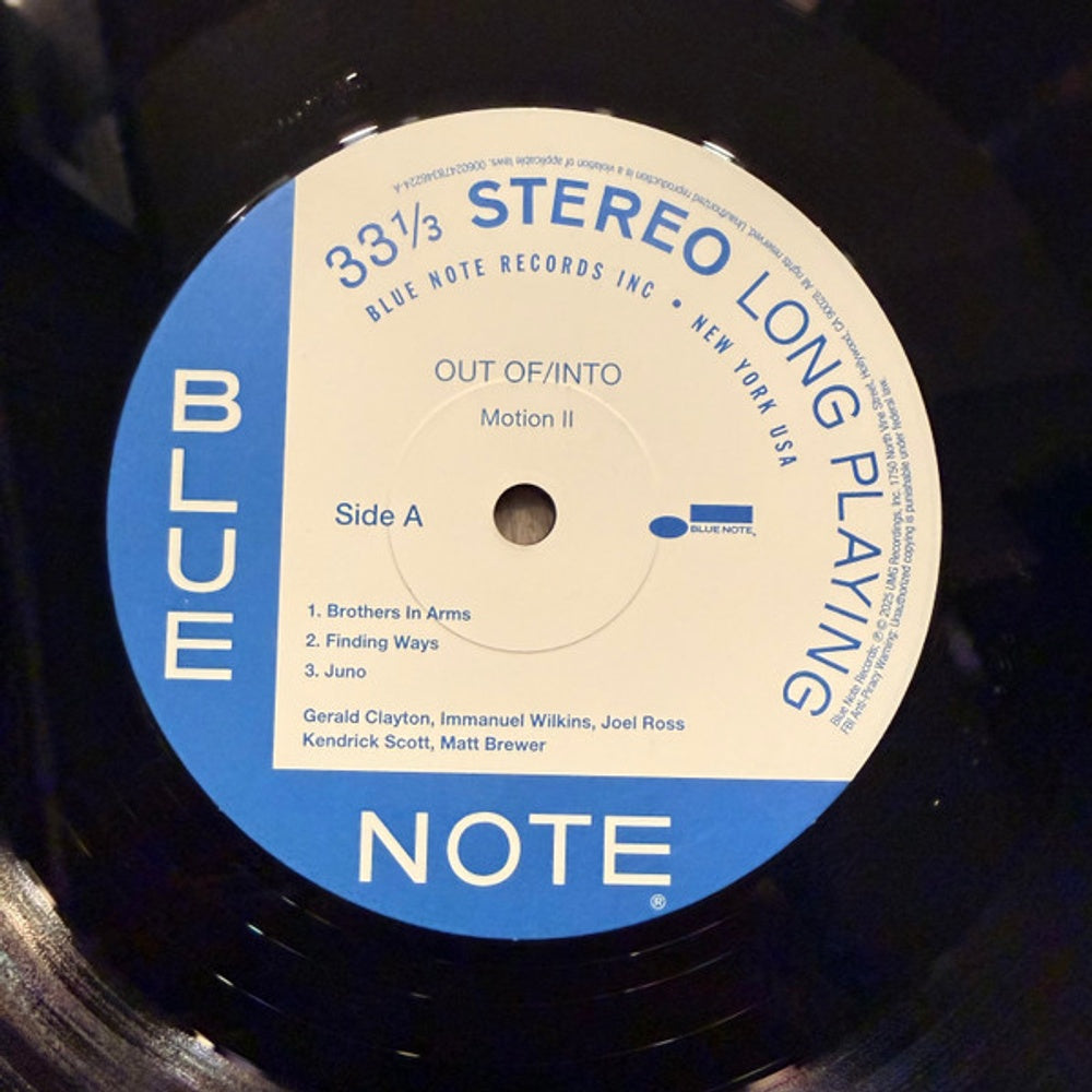 Label Disc: Out Of/Into – Motion Ii Vinyl LP | Relix