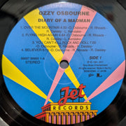 Label Disc: Ozzy Osbourne – Diary Of A Madman (Remastered, 180 Gram LP Vinyl) Vinyl LP | Relix