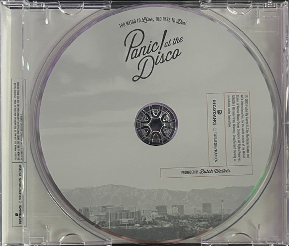 Label Disc: Panic! At The Disco – Too Weird To Live, Too Rare To Die (CD) CD | Relix
