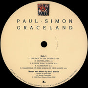 Label Disc: Paul Simon – Graceland: 25th Anniversary Edition (Download Included, Aniv LP Vinyl) Vinyl LP | Relix