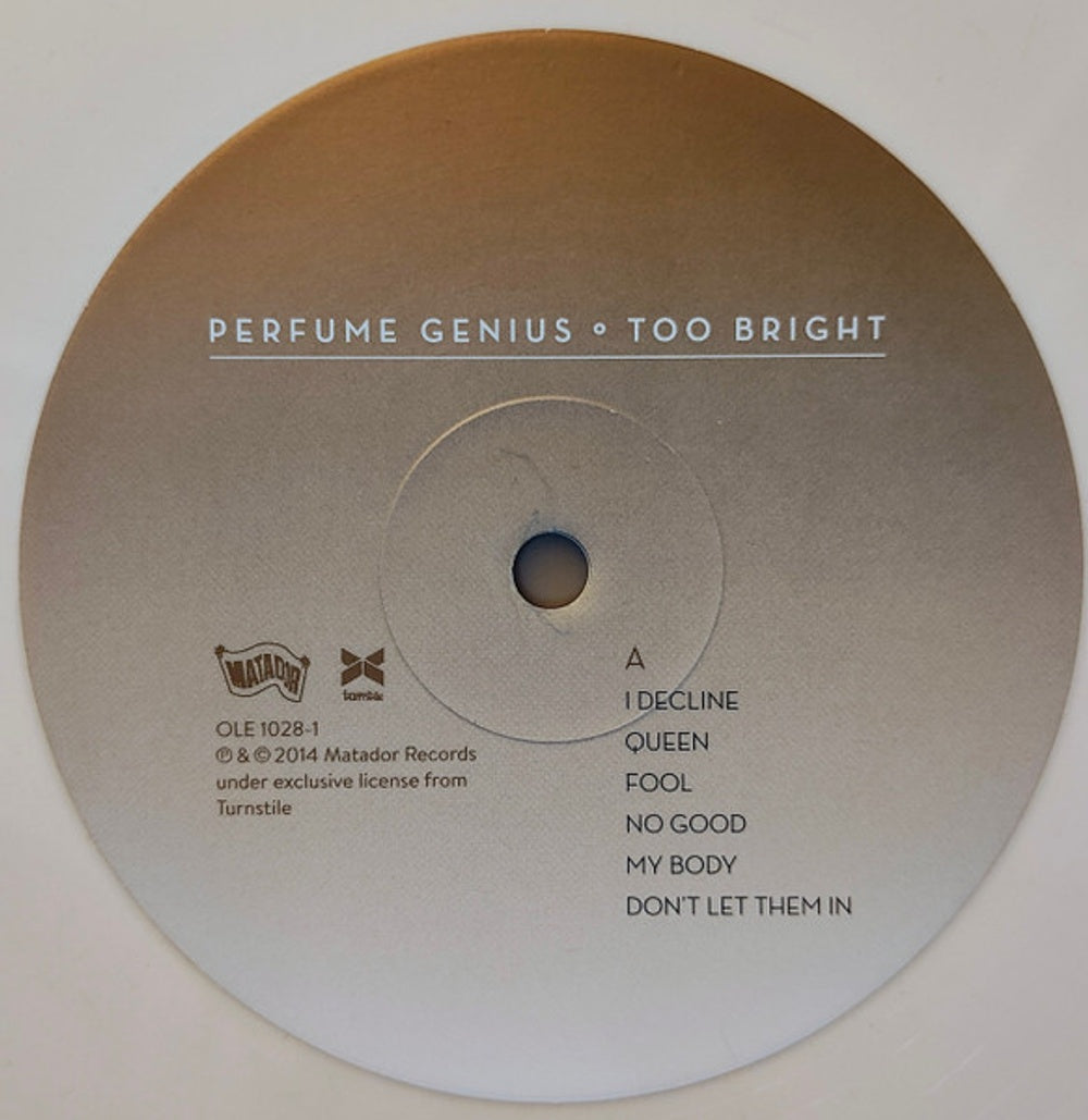 Label Disc: Perfume Genius – Too Bright Vinyl LP | Relix
