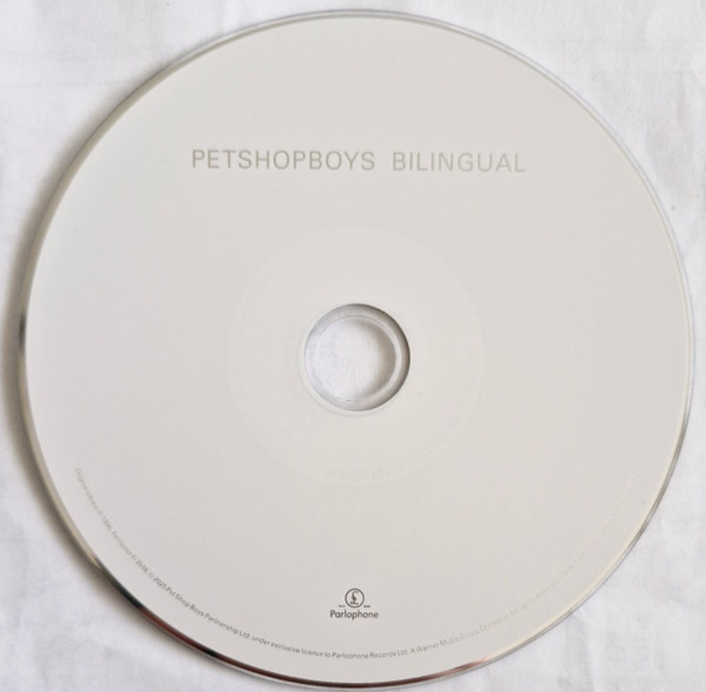 Label Disc: Pet Shop Boys – Bilingual (Spa CD) CD | Relix