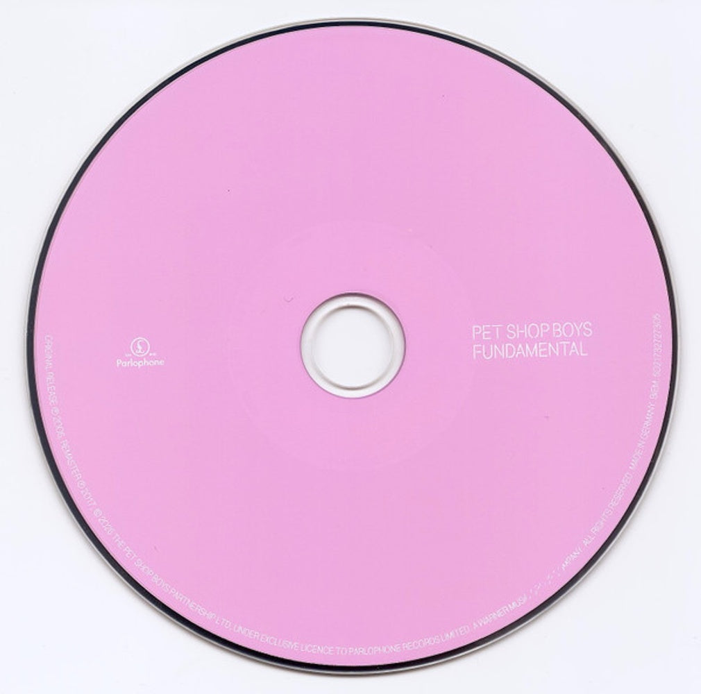 Label Disc: Pet Shop Boys – Fundamental (2017 Remaster CD) CD | Relix