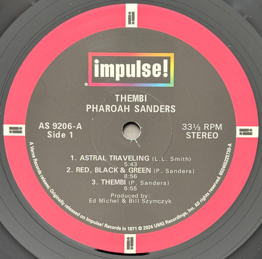 Label Disc: Pharoah Sanders – Thembi (Verve By Request Series LP Vinyl) Vinyl LP | Relix