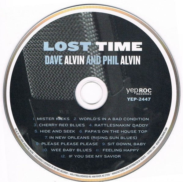 Label Disc: Phil Alvin – Lost Time CD | Relix