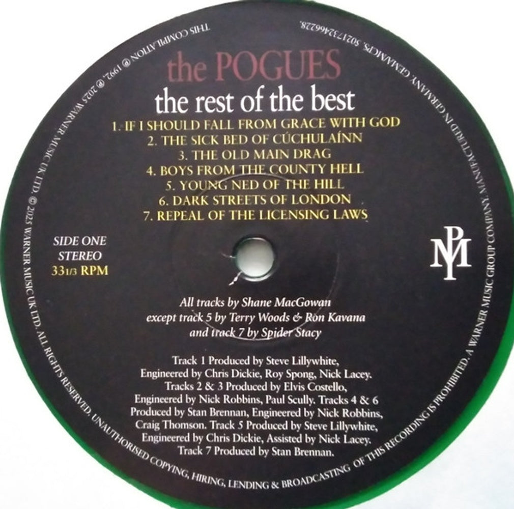 Label Disc: Pogues – Rest Of The Best Vinyl LP | Relix