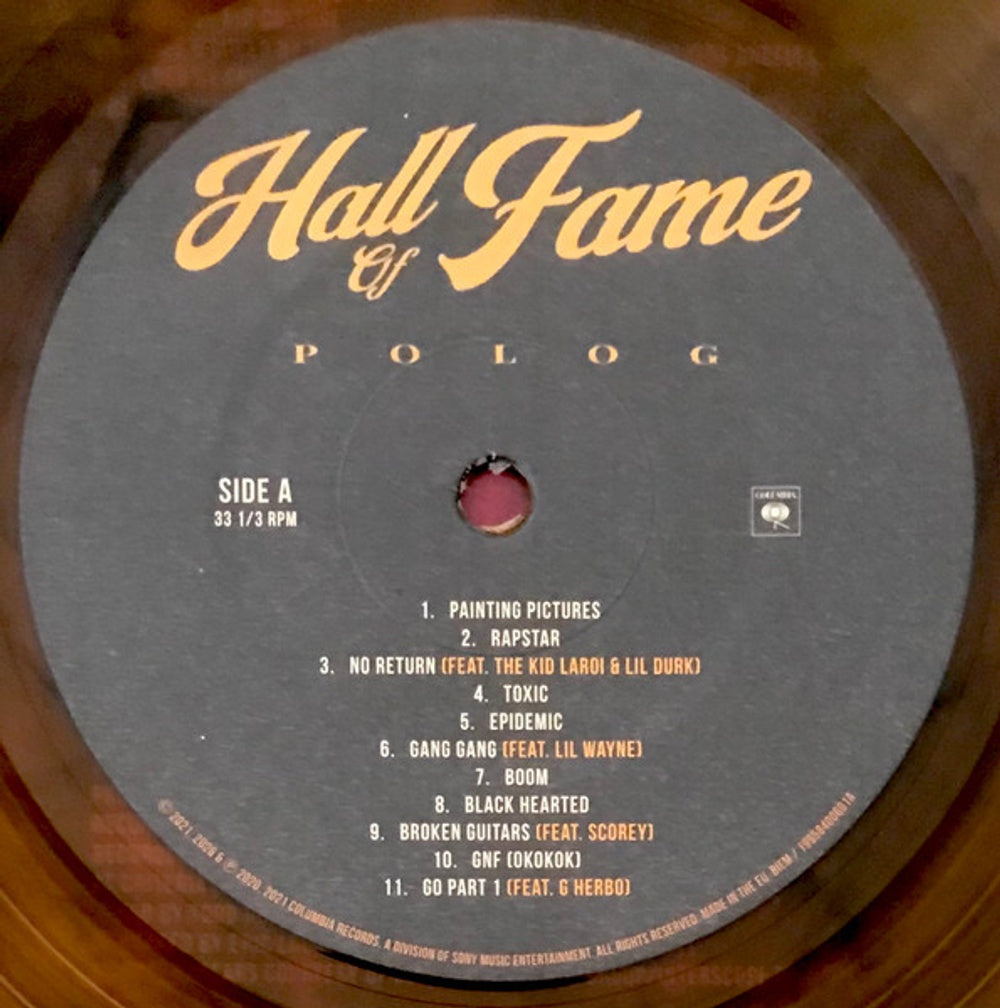 Label Disc: POLO G – Hall of Fame (RSD 2026 LP Vinyl) Vinyl LP | Relix