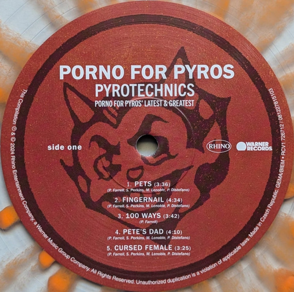 Label Disc: Porno For Pyros – Pyrotechnics: Porno For Pyros' Latest & Greatest Vinyl LP | Relix