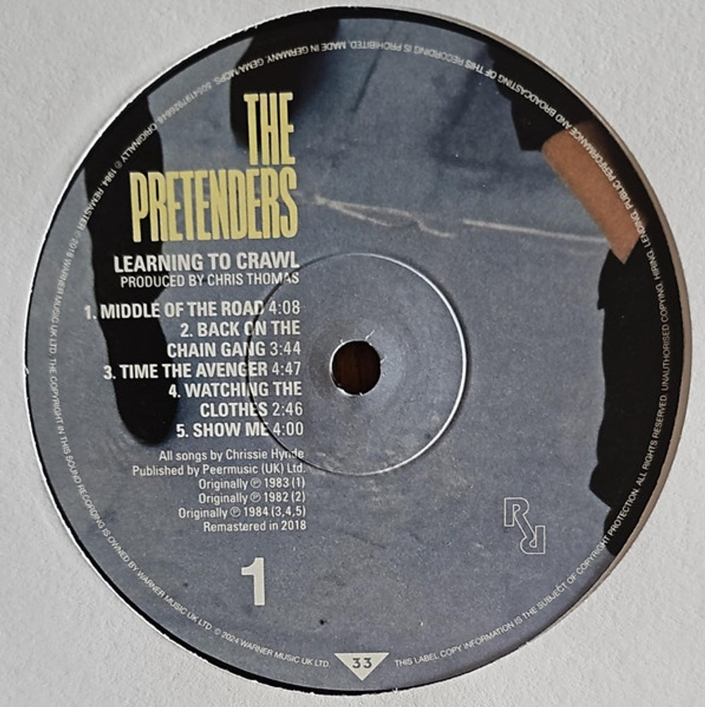 Label Disc: Pretenders – Learning To Crawl (40th Anniversary Edition LP Vinyl) Vinyl LP | Relix