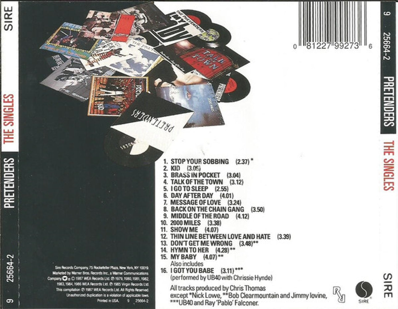 Label Disc: Pretenders – Pretenders: The Singles CD | Relix