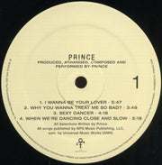 Label Disc: Prince – Prince Vinyl LP | Relix