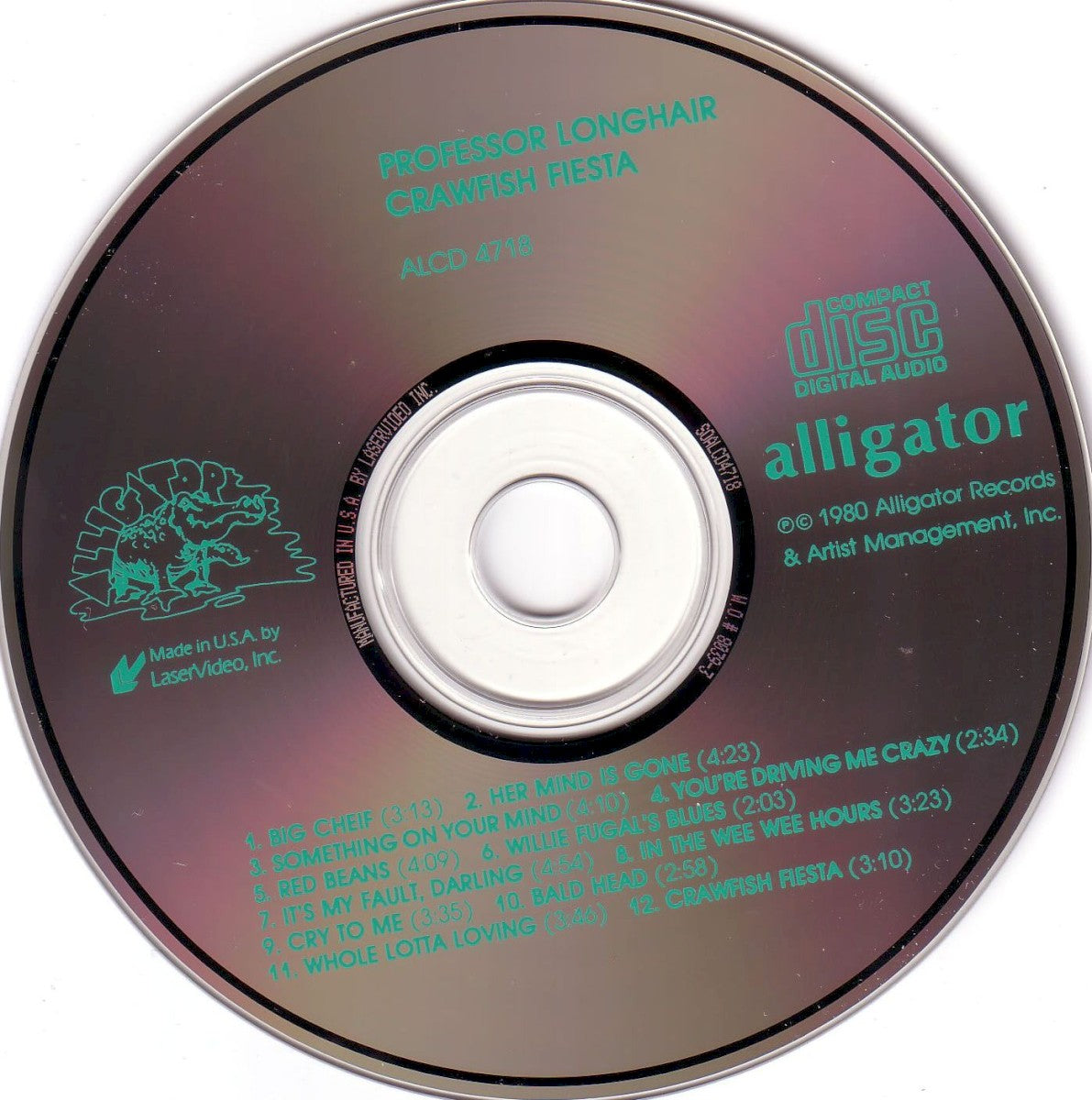 Label Disc: Professor Longhair – Crawfish Fiesta CD | Relix
