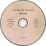 Label Disc: Purity Ring – Womb CD | Relix