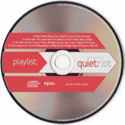 Label Disc: Quiet Riot – Playlist: The Very Best Of Quiet Riot CD | Relix