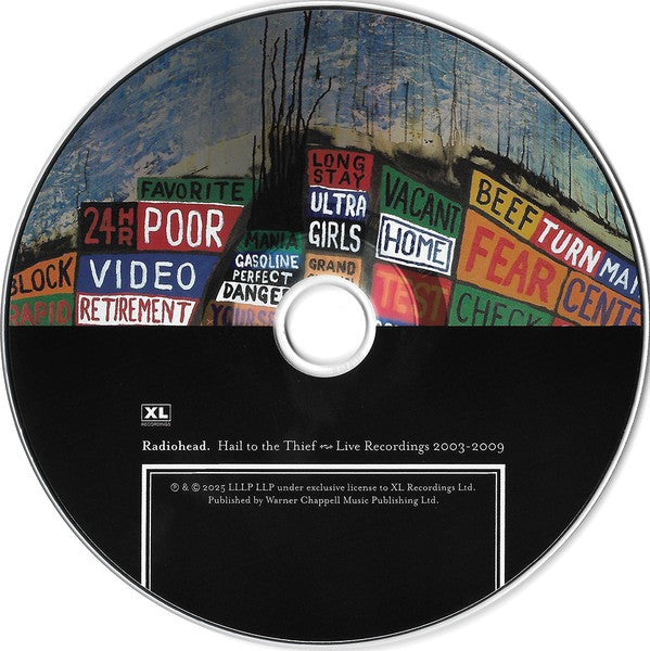 Label Disc: Radiohead – Hail to the Thief (Live Recordings 2003-2009 CD) CD | Relix