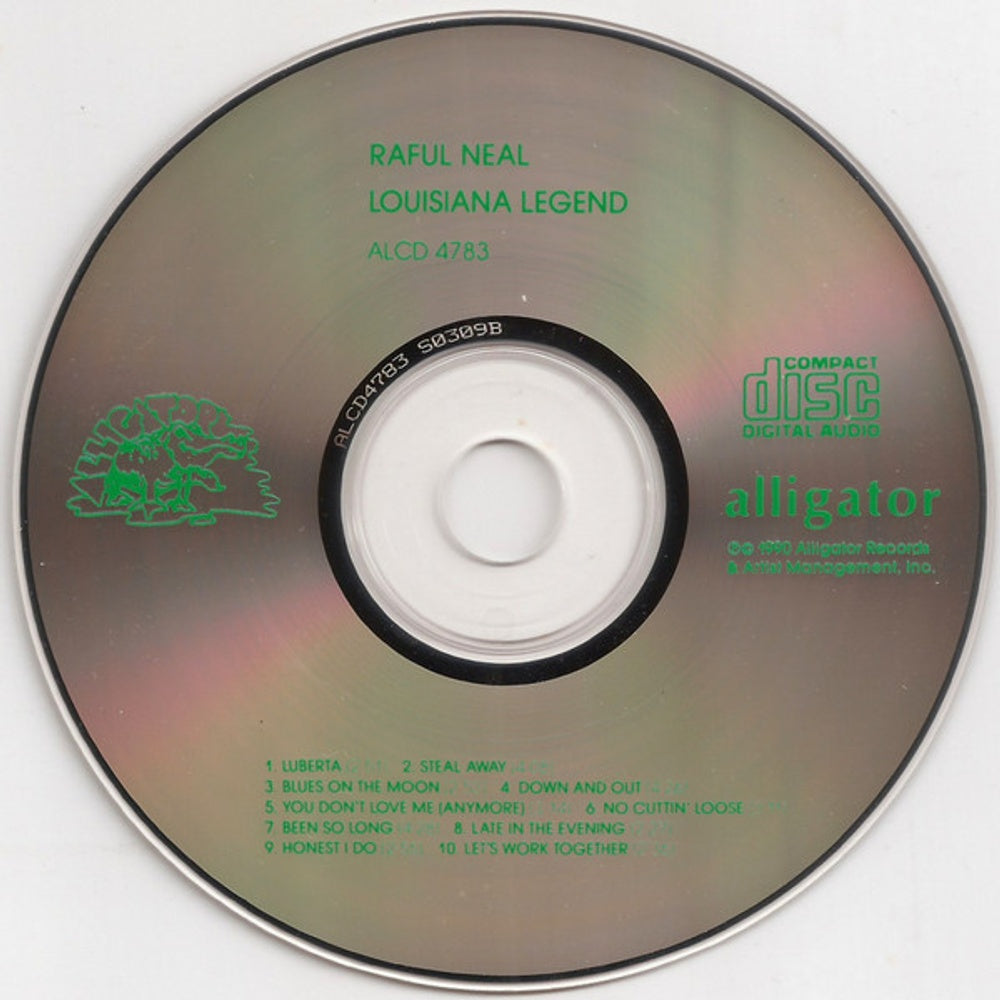 Label Disc: Raful Neal – Louisiana Legend CD | Relix